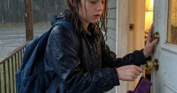 The Girl Who Waited in the Rain Outside Her Own Front Door