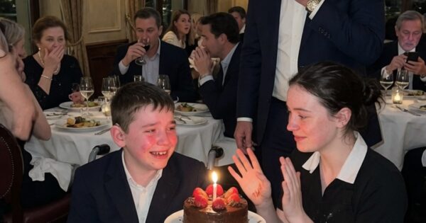 Deaf Boy Waitress Moment That Left a Billionaire in Tears