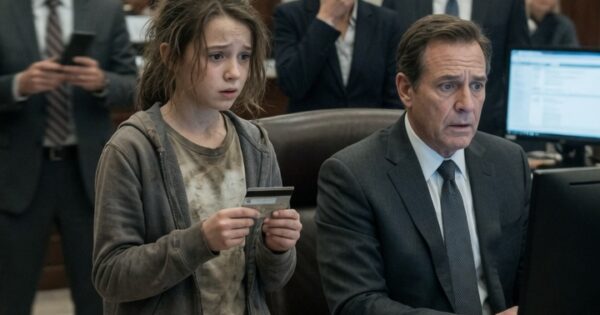 Hidden Fortune Revealed After Homeless Girl Visits a Bank