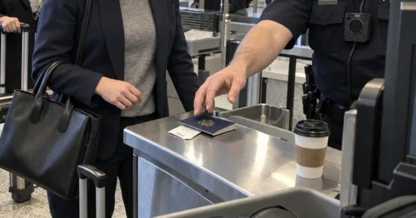 The Unexpected Confrontation at the Airport Checkpoint