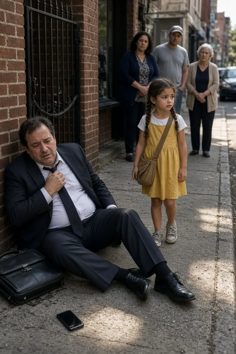 Six-Year-Old Girl Saved the Photo Six-Year-Old Girl Saved the Story Scene